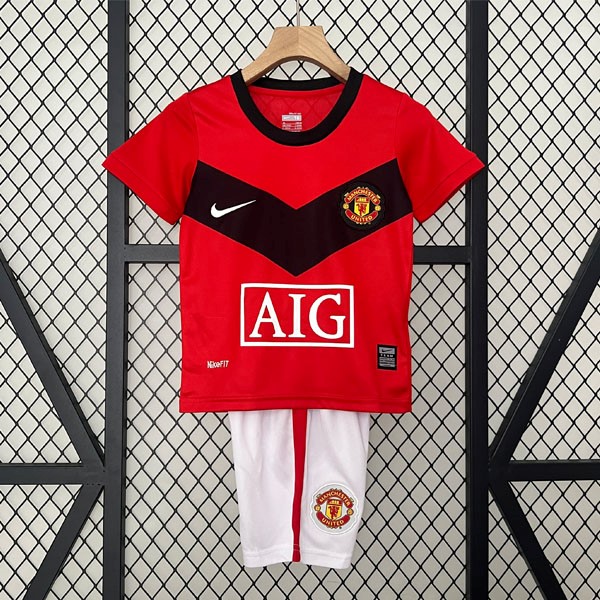 Camiseta Manchester United 1st Retro Niño 2009 2010